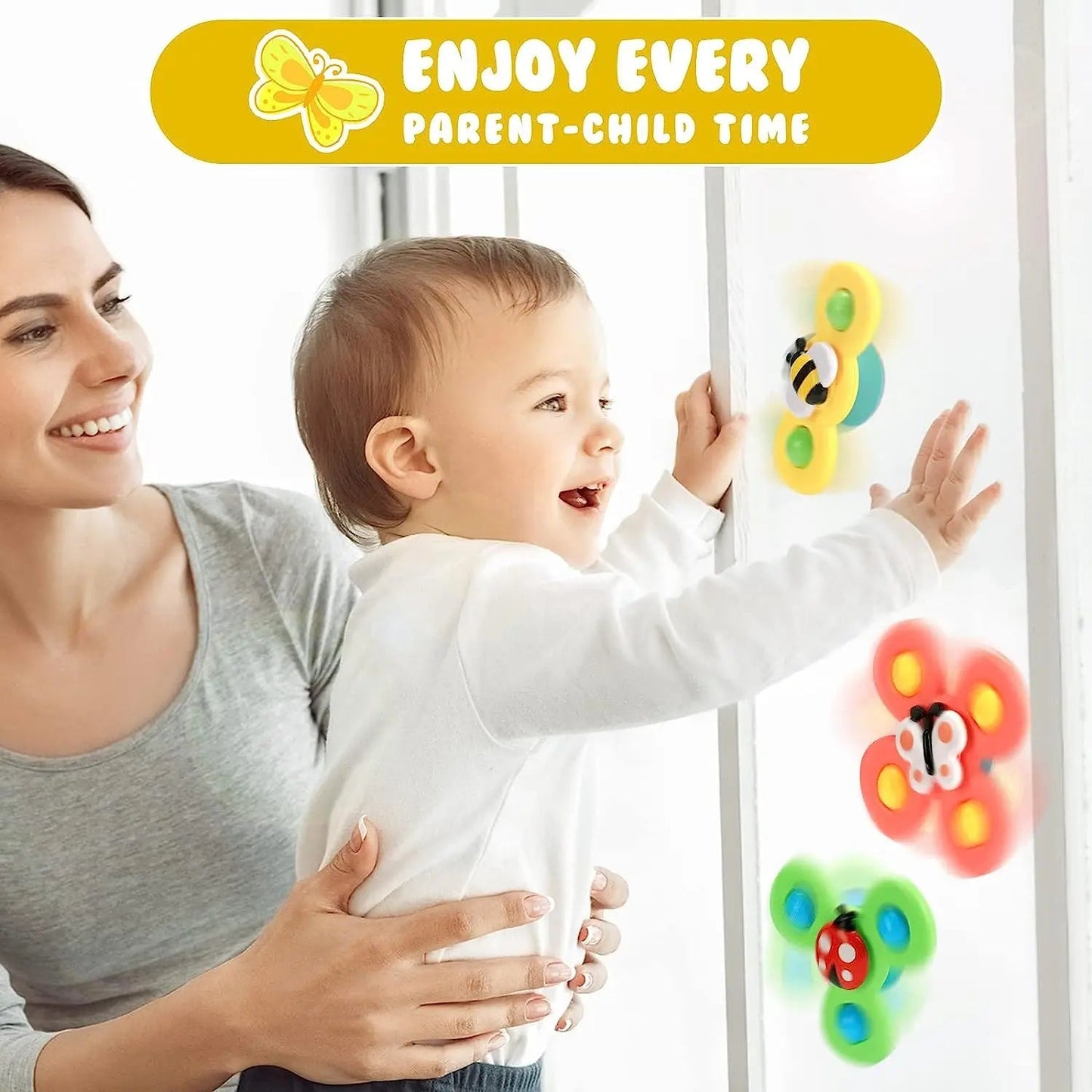SpinniPals Happy Baby Spinner Fun Toy